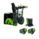 EGO SNT2405 24" Self-Propelled 2-Stage Snow Thrower with (2) 7.5AH Batteries and Rapid Charger