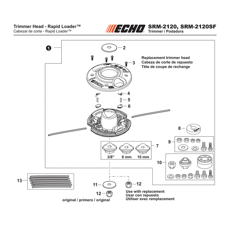 Trimmer Head Rapid Loader