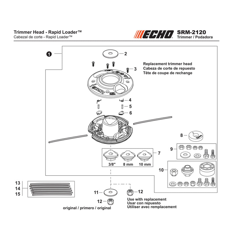 Trimmer Head Rapid Loader