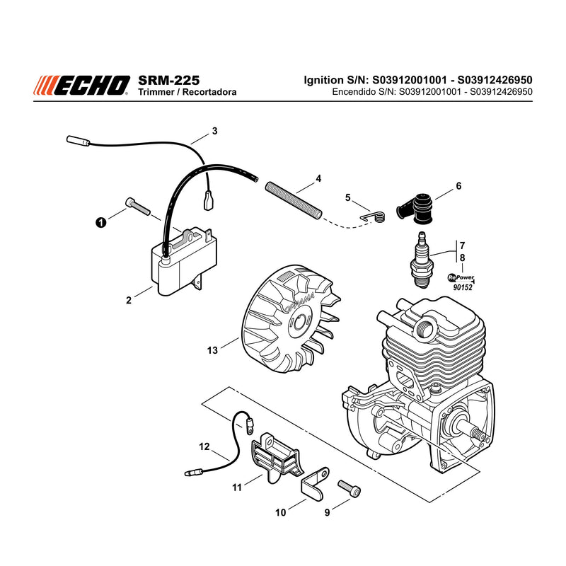 Ignition S N S03912001001 S03912426950