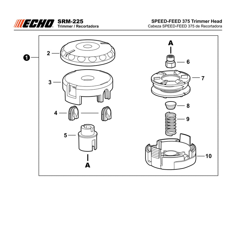 SPEED FEED 375 Trimmer Head