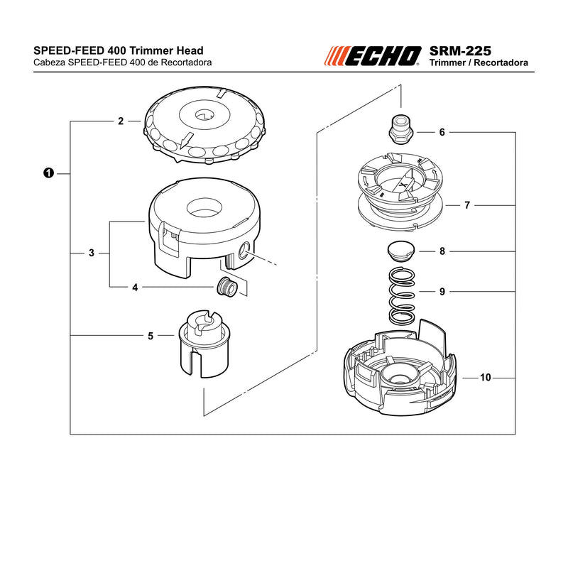 SPEED FEED 400 Trimmer Head