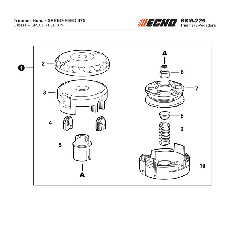 Trimmer Head SPEED FEED 375