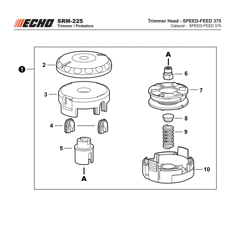 Trimmer Head SPEED FEED 375