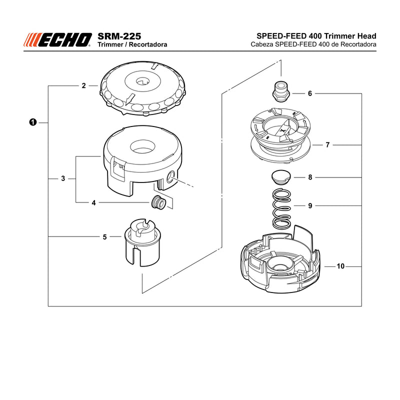 SPEED FEED 400 Trimmer Head