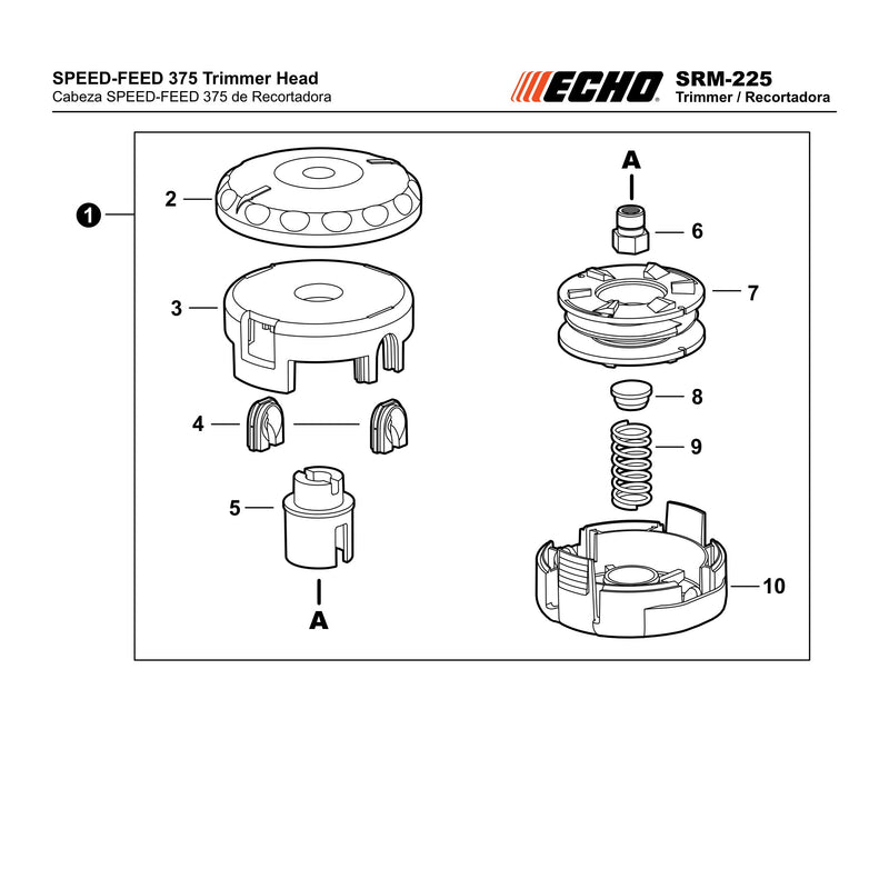 SPEED FEED 375 Trimmer Head