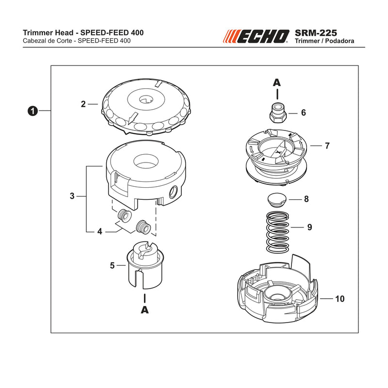 Trimmer Head SPEED FEED 400