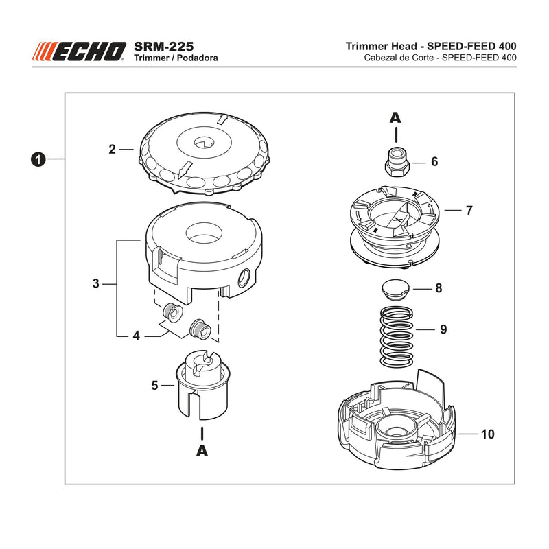 Trimmer Head SPEED FEED 400
