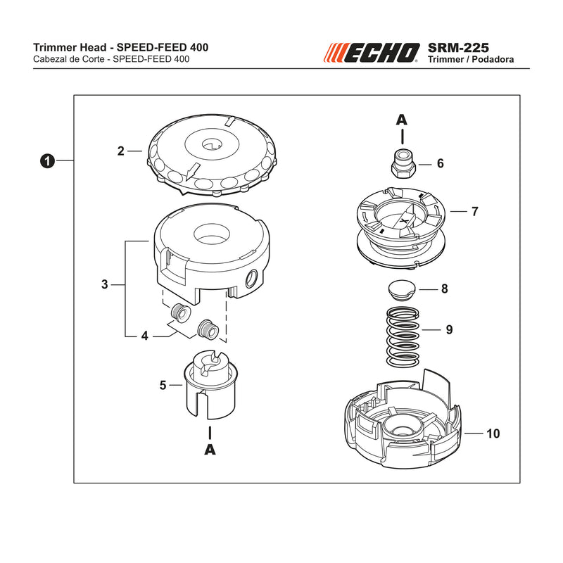 Trimmer Head SPEED FEED 400
