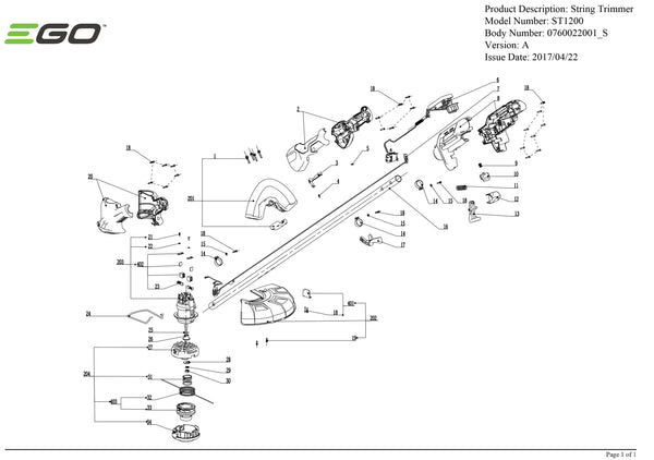 ST1200 PARTS DIAGRAM