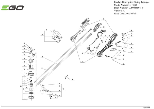 ST1500 PARTS DIAGRAM