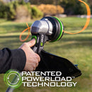 EGO Power+ ST1511T-FC 15" POWERLOAD String Trimmer Kit with Telescopic Alu Foldable Shaft with 2.5Ah Battery and Charger Included - Reconditioned