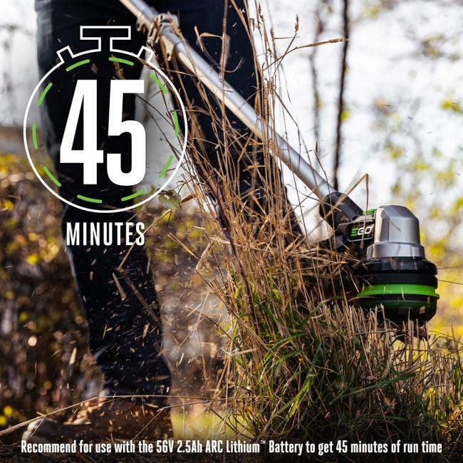 EGO Power+ ST1510T-FC 15" 56-Volt Lithium-Ion Cordless POWERLOAD String Trimmer with Aluminum Telescopic Shaft (Battery and Charger Not Included) - Reconditioned