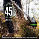 EGO Power+ ST1511T 15" POWERLOAD String Trimmer Kit with Telescopic Alu Foldable Shaft with 2.5Ah Battery and Charger Included