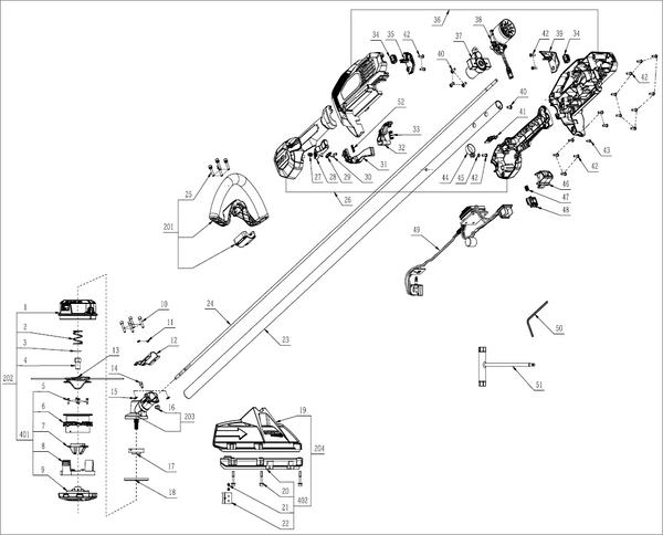 ST1530 (VERSION A) PARTS DIAGRAM