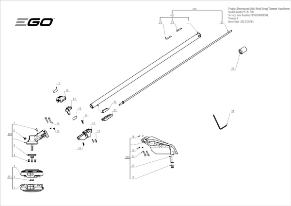 STA1700 PARTS DIAGRAM