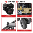Simpson SuperPro Roll-Cage 4400 PSI 4.0 GPM CRX 420 Gas Pressure Washer (SRC4440111)