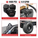 Simpson SuperPro Roll-Cage 4400 PSI 4.0 GPM CRX 420 Gas Pressure Washer (SW4440SCDM-S)