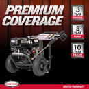 Simpson PowerShot 3300 PSI 2.5 GPM Honda GX200 Gas Pressure Washer (PS3228-S)