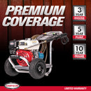 Simpson Aluminum 3400 PSI 2.5 GPM Honda GX200 Gas Pressure Washer (ALH3228-S)