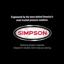 Simpson MegaShot 3400 PSI 2.5 GPM CRX 210 Gas Pressure Washer (MS61472)