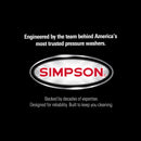 Simpson PowerShot 3700 PSI 2.5 GPM CRX 225 Gas Pressure Washer (PS61473)