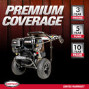 Simpson PowerShot 4400 PSI 4.0 GPM CRX 420 Gas Pressure Washer (PS60843)