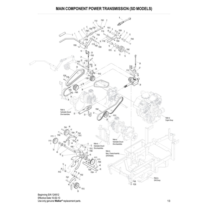 MAIN COMPONENT POWER TRANSMISSION 