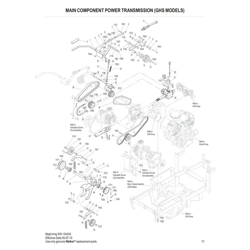MAIN COMPONENT POWER TRANSMISSION 