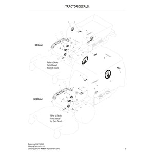 Walker Mowers T23 Parts Diagram (Serial # 134242 - 149092)