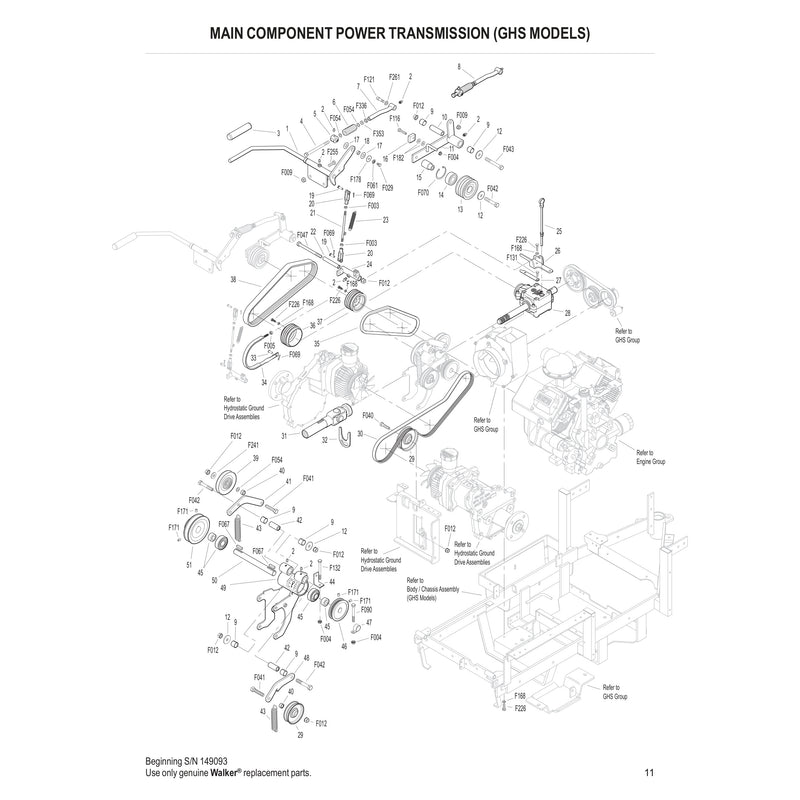 MAIN COMPONENT POWER TRANSMISSION 
