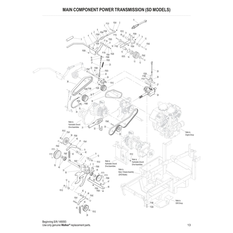 MAIN COMPONENT POWER TRANSMISSION 