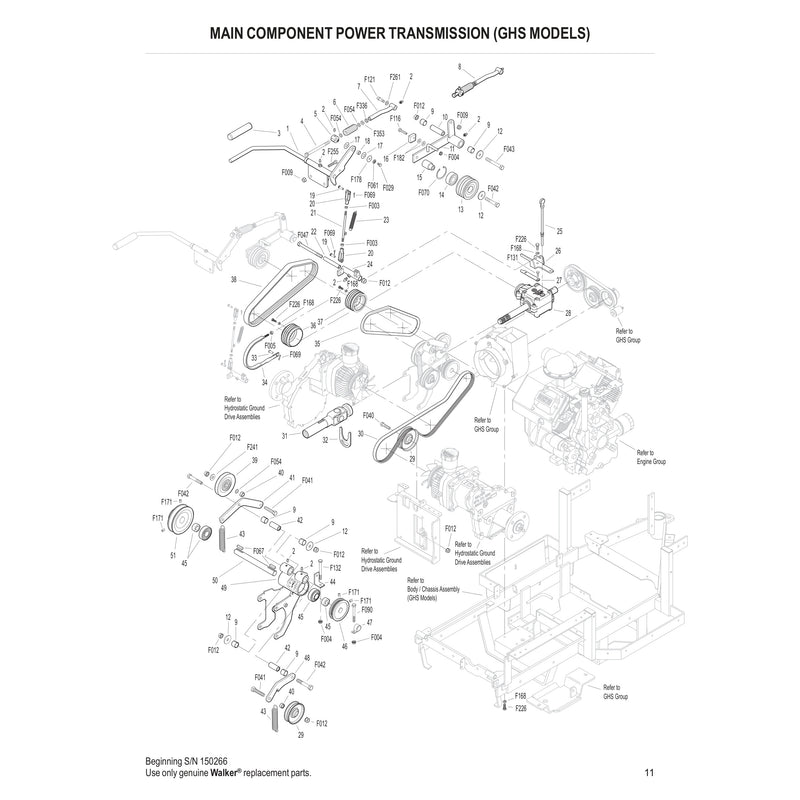 MAIN COMPONENT POWER TRANSMISSION 