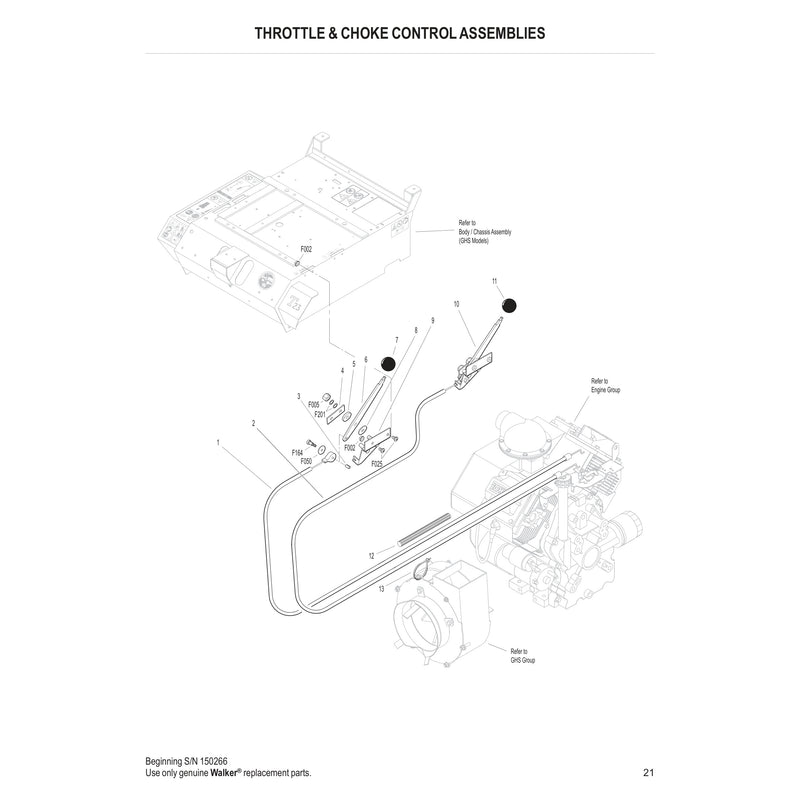 THROTTLE CHOKE CONTROL ASSEMBLIES