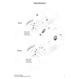 Walker Mowers T23 Parts Diagram (Serial # 150266 - 163576)