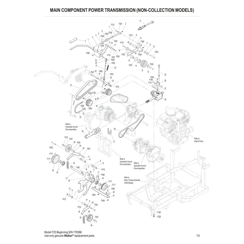MAIN COMPONENT POWER TRANSMISSION 
