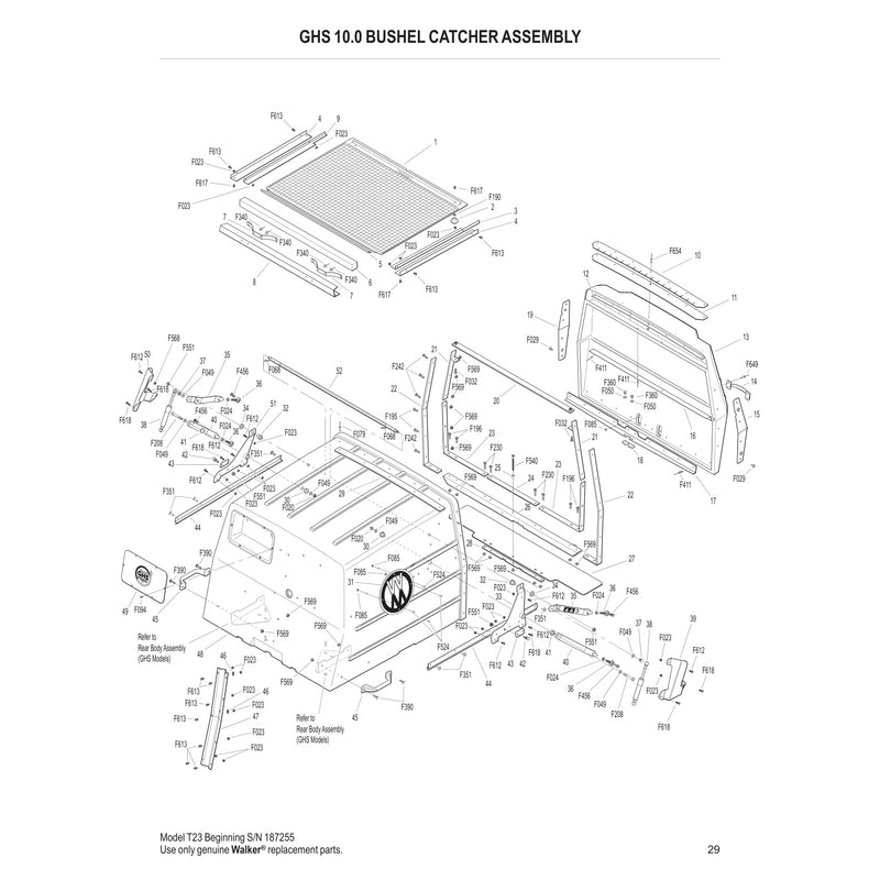 GHS 10.0 BUSHEL CATCHER ASSEMBLY