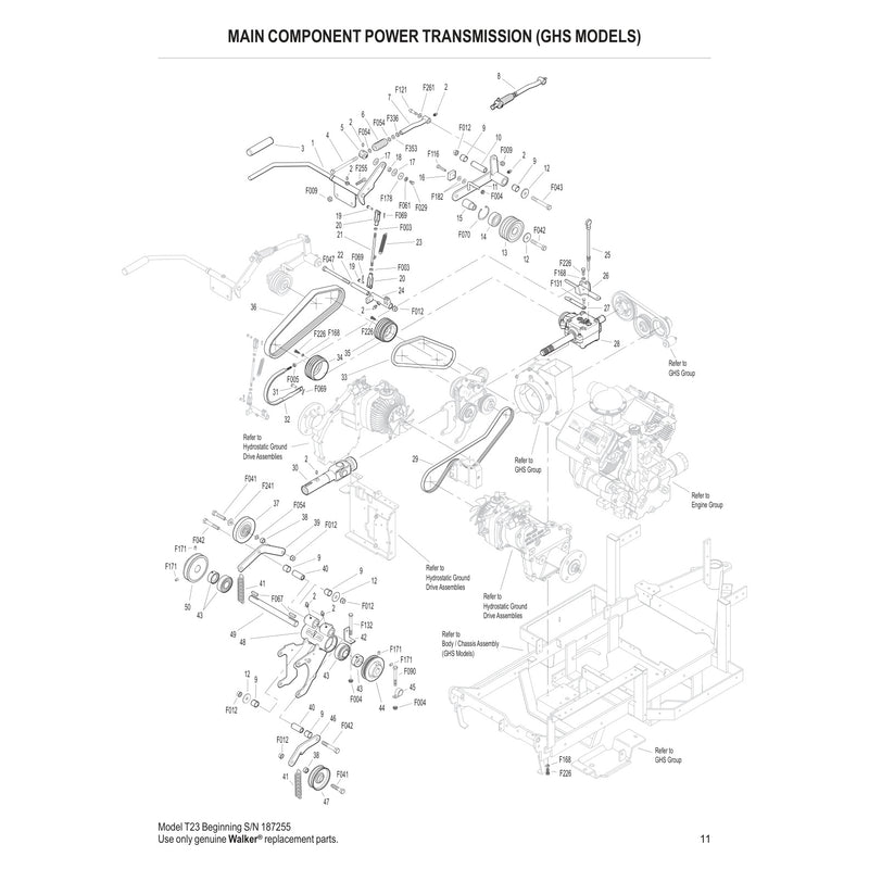MAIN COMPONENT POWER TRANSMISSION 