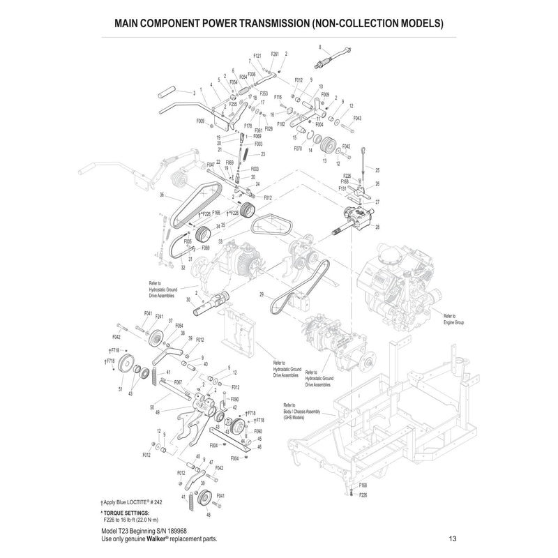 MAIN COMPONENT POWER TRANSMISSION 