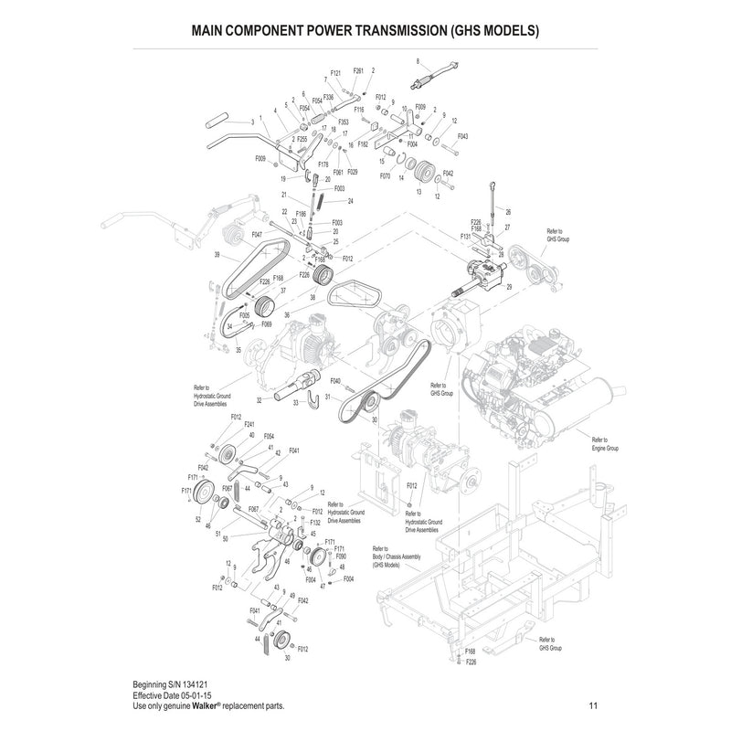 MAIN COMPONENT POWER TRANSMISSION 