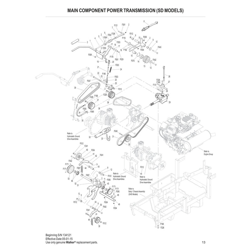 MAIN COMPONENT POWER TRANSMISSION 