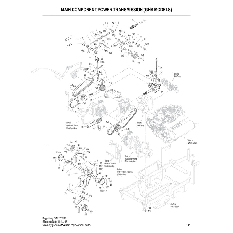 MAIN COMPONENT POWER TRANSMISSION 