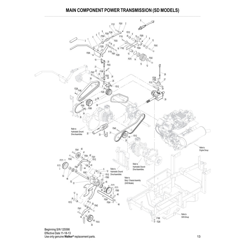 MAIN COMPONENT POWER TRANSMISSION 