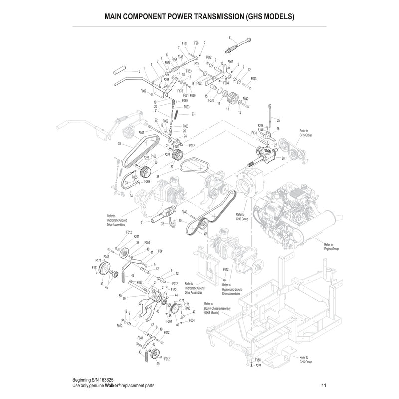 MAIN COMPONENT POWER TRANSMISSION 