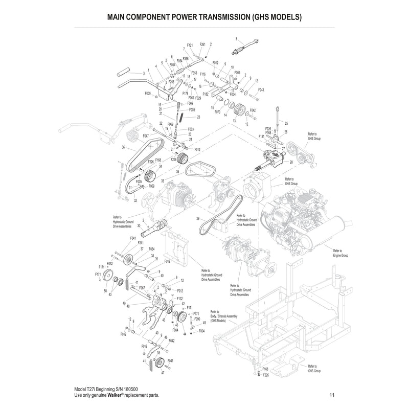MAIN COMPONENT POWER TRANSMISSION 