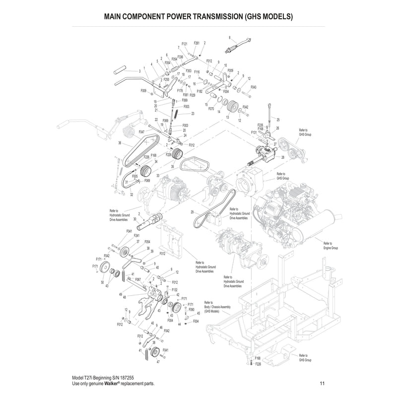 MAIN COMPONENT POWER TRANSMISSION 