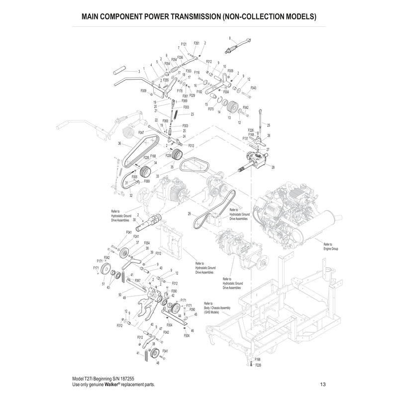 MAIN COMPONENT POWER TRANSMISSION 