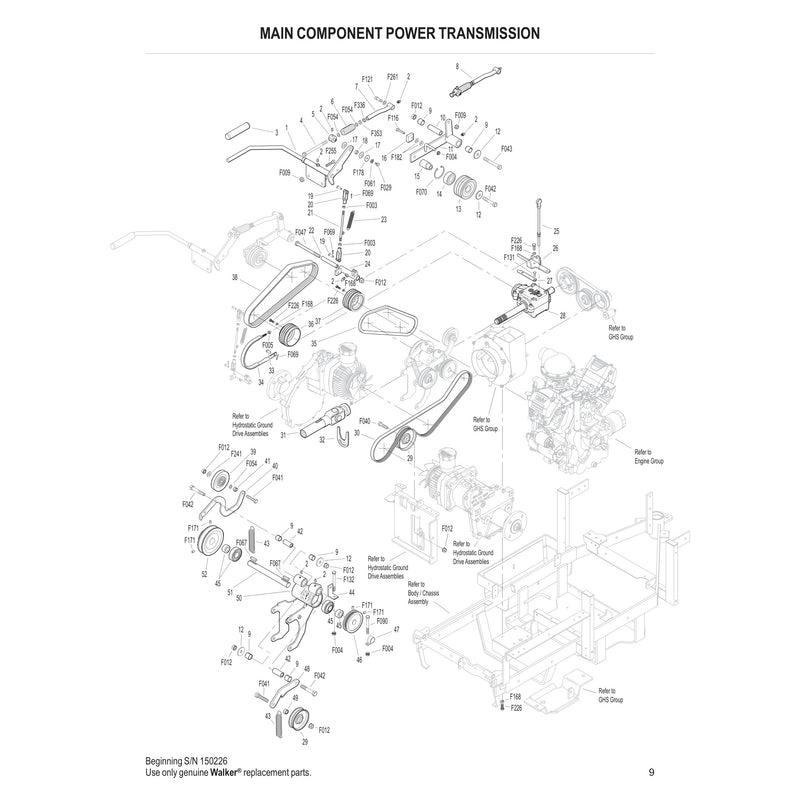 MAIN COMPONENT POWER TRANSMISSION