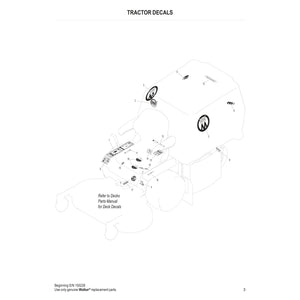 Walker Mowers T30i Parts Diagram (Serial # 150226 - 159965)