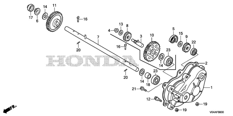 RIGHT TRANSMISSION CASE